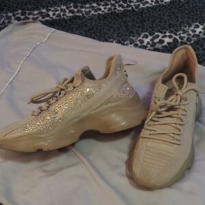 Steve Madden Sparkling Beige Sneakers